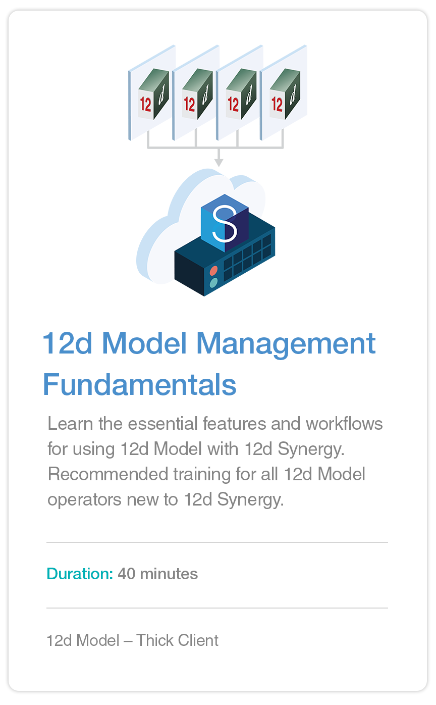 12d Synergy Academy Course: 12d Model Fundamentals